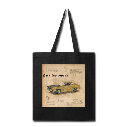 Cue The Music - Tote Bag - black