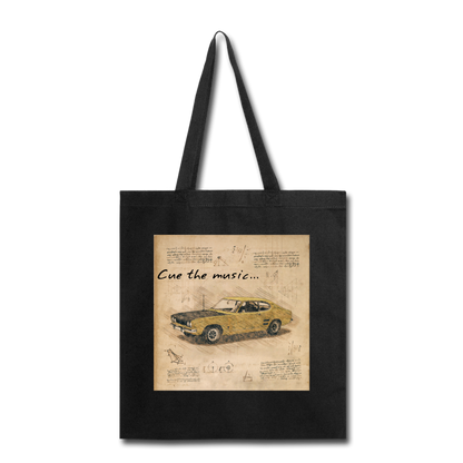 Cue The Music - Tote Bag - black