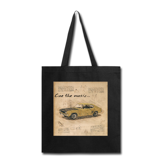 Cue The Music - Tote Bag - black