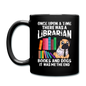 Librarian - Books And Dogs - Full Color Mug - black