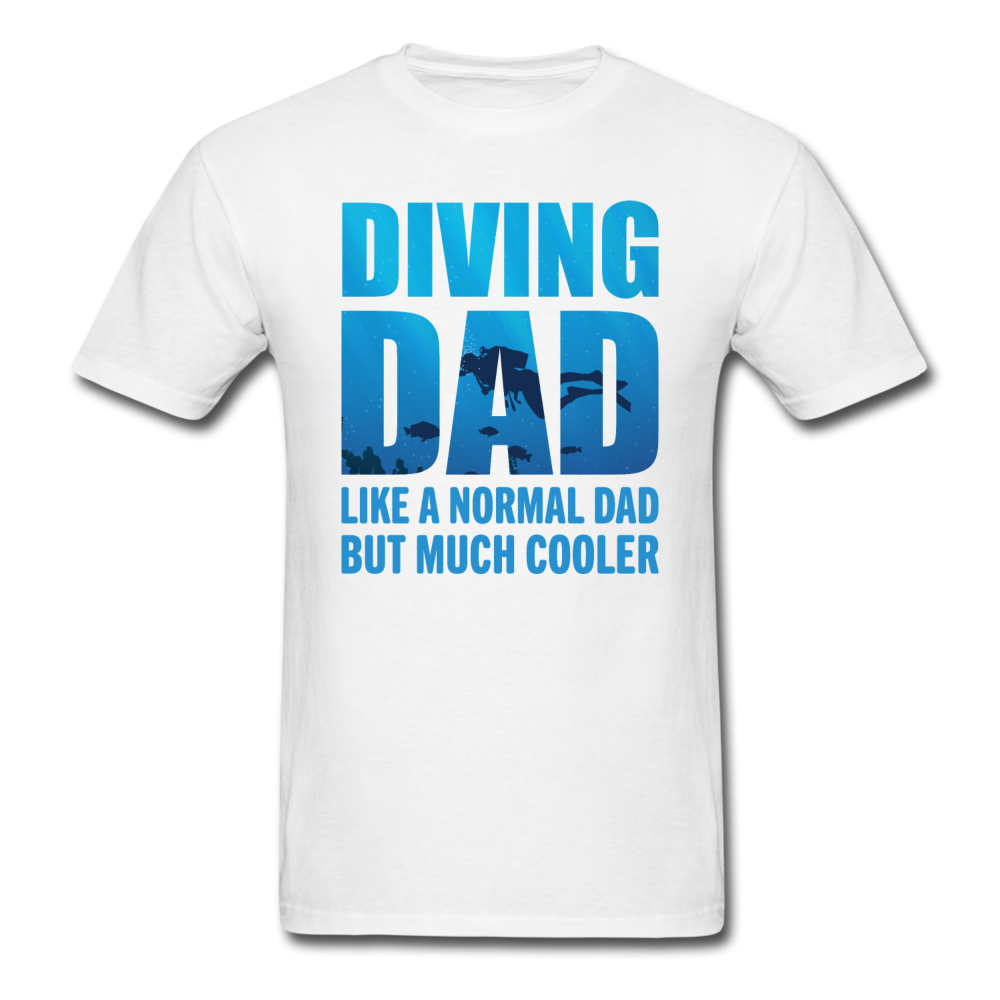 Diving Dad - Cooler - Unisex Classic T-Shirt - white