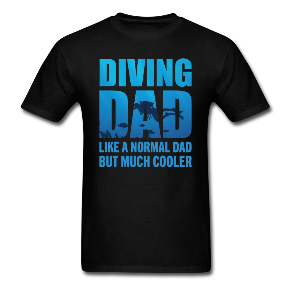 Diving Dad - Cooler - Unisex Classic T-Shirt - black