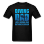 Diving Dad - Cooler - Unisex Classic T-Shirt - black