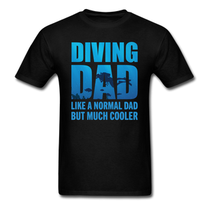 Diving Dad - Cooler - Unisex Classic T-Shirt - black