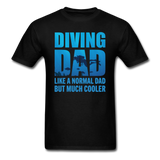 Diving Dad - Cooler - Unisex Classic T-Shirt - black