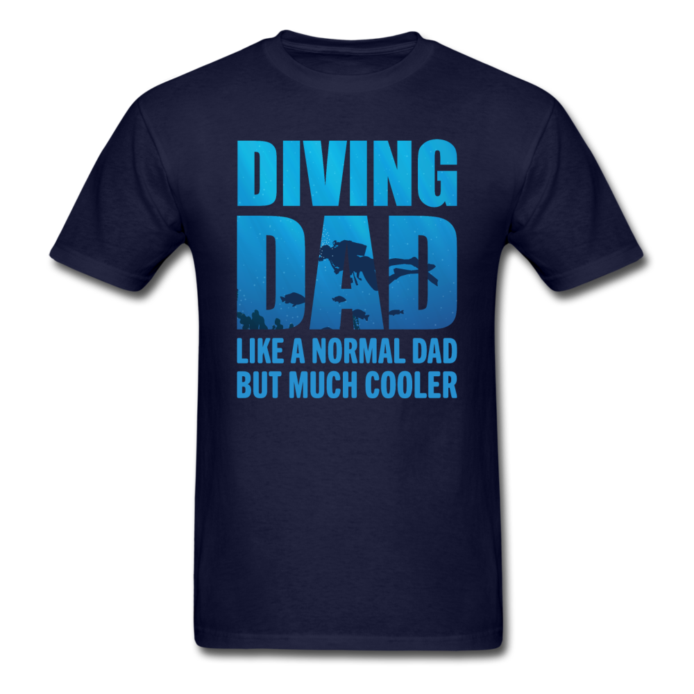 Diving Dad - Cooler - Unisex Classic T-Shirt - navy