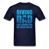 Diving Dad - Cooler - Unisex Classic T-Shirt - navy