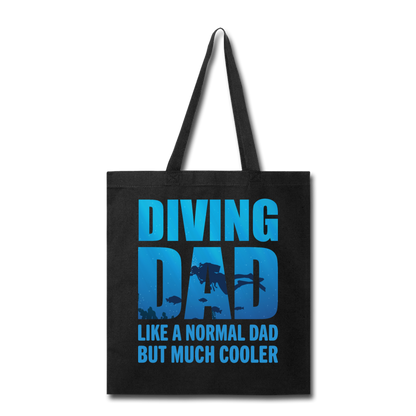 Diving Dad - Cooler - Tote Bag - black