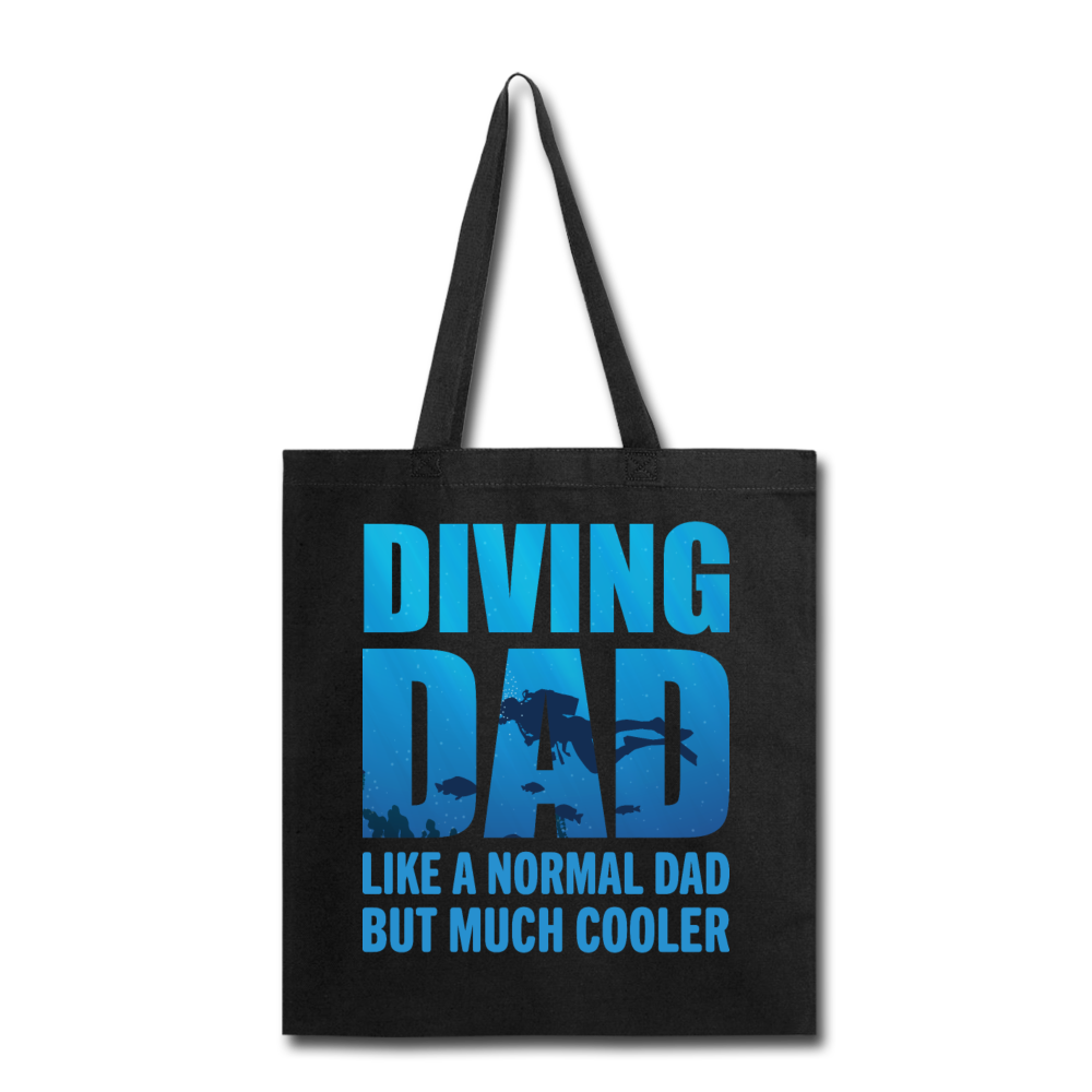 Diving Dad - Cooler - Tote Bag - black