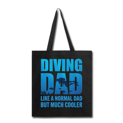 Diving Dad - Cooler - Tote Bag - black