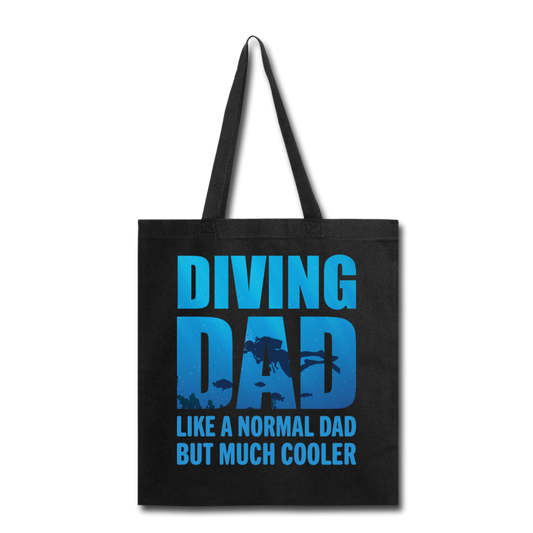 Diving Dad - Cooler - Tote Bag - black