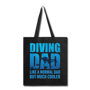 Diving Dad - Cooler - Tote Bag - black