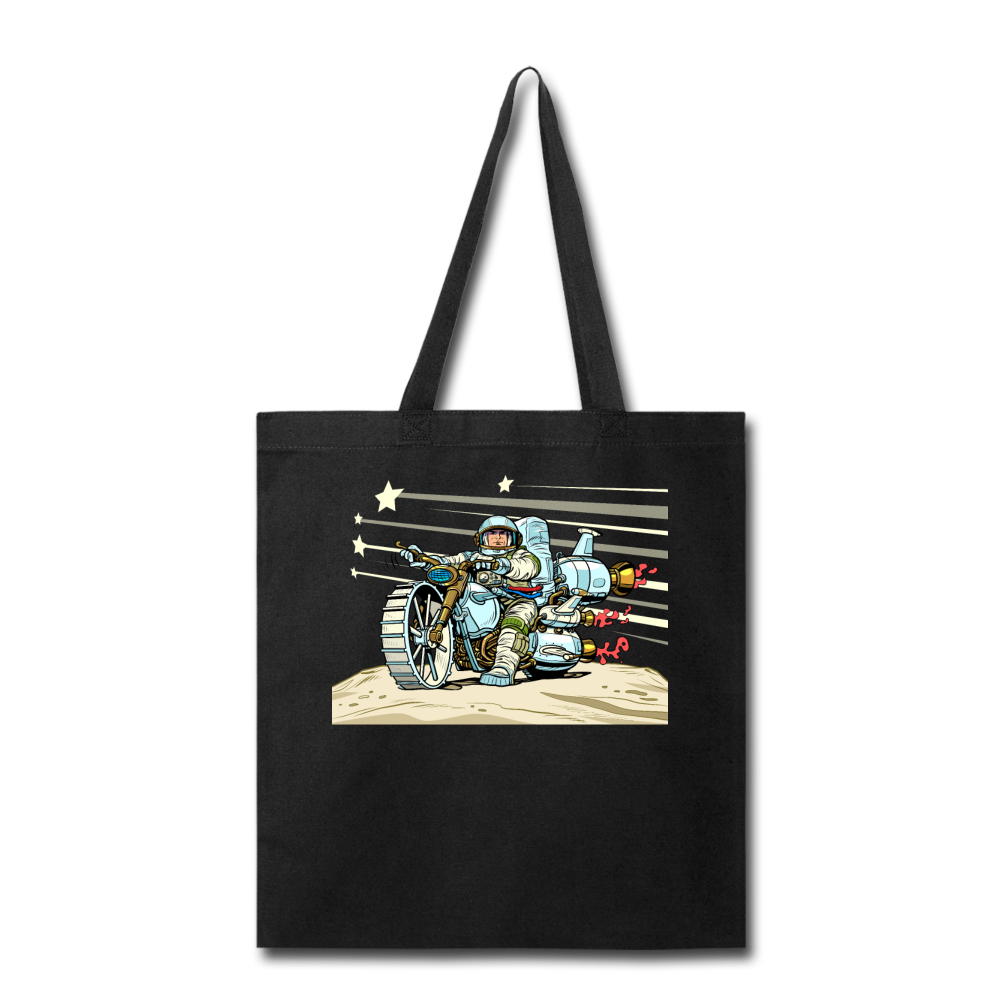 Astronaut Biker - Tote Bag - black