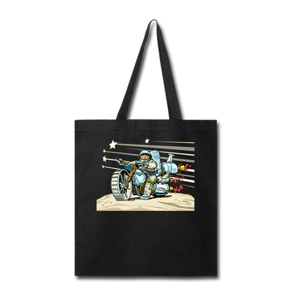 Astronaut Biker - Tote Bag - black