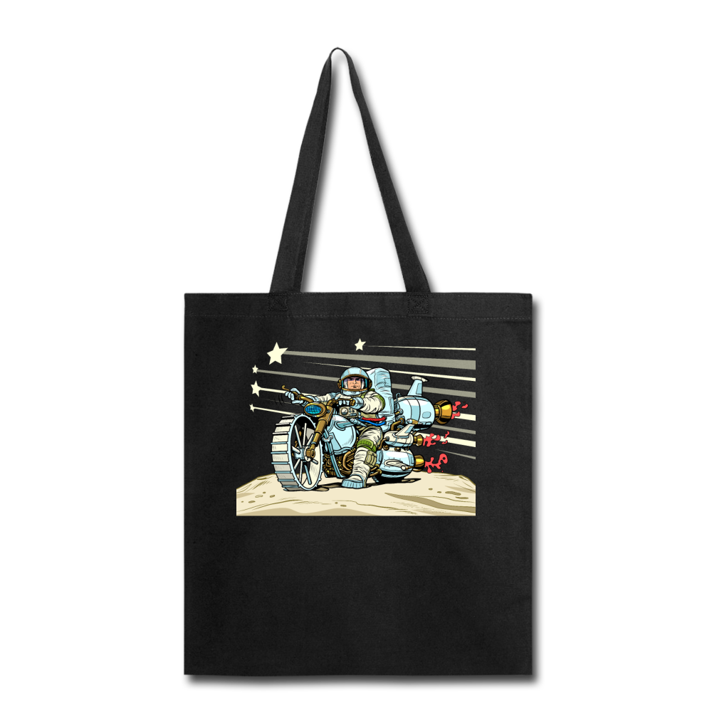 Astronaut Biker - Tote Bag - black