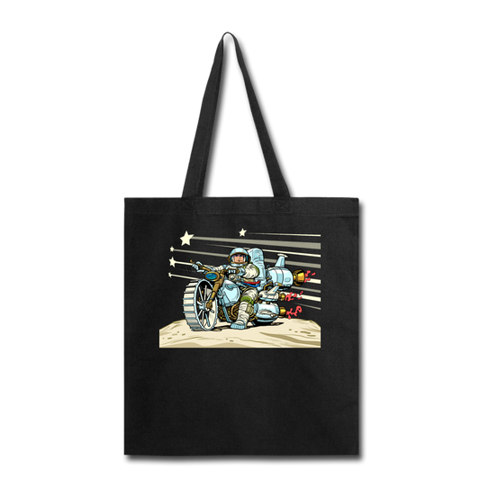 Astronaut Biker - Tote Bag - black