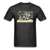 Astronaut Biker - Unisex Classic T-Shirt - heather black