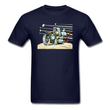 Astronaut Biker - Unisex Classic T-Shirt - navy