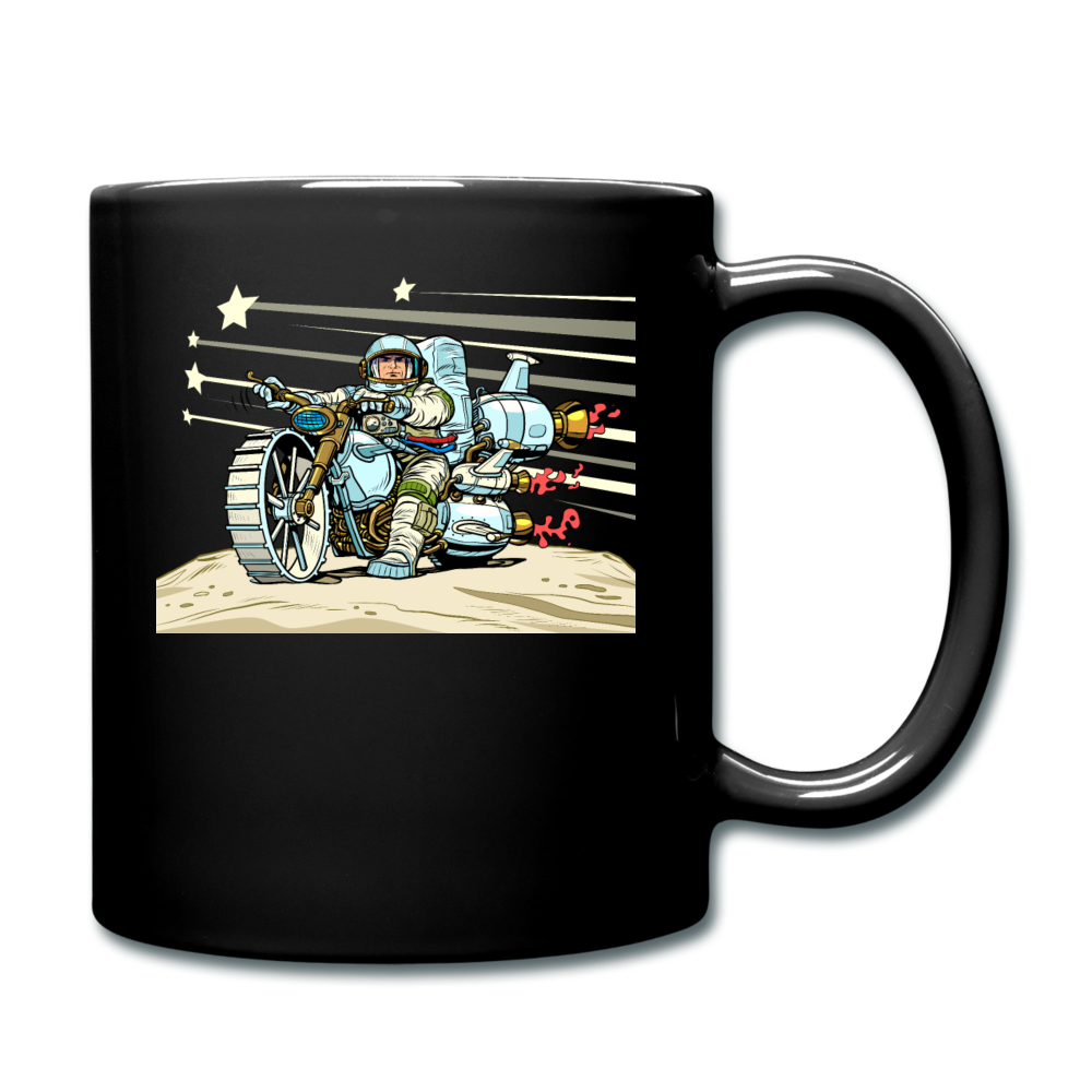 Astronaut Biker - Full Color Mug - black