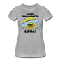 Easily Distracted - UFOs - Women’s Premium T-Shirt - heather gray