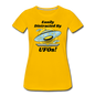 Easily Distracted - UFOs - Women’s Premium T-Shirt - sun yellow