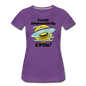 Easily Distracted - UFOs - Women’s Premium T-Shirt - purple