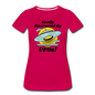 Easily Distracted - UFOs - Women’s Premium T-Shirt - dark pink