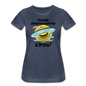 Easily Distracted - UFOs - Women’s Premium T-Shirt - heather blue