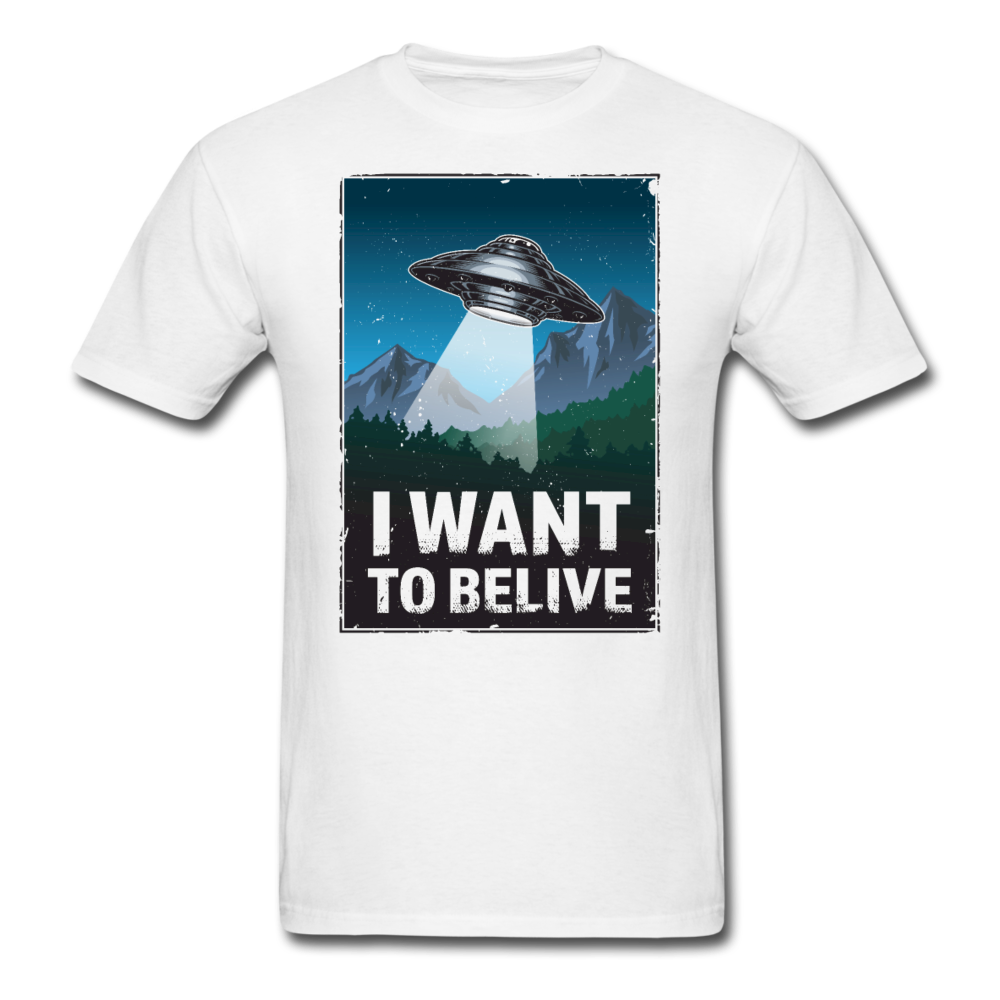 I Want To Belive - Unisex Classic T-Shirt - white