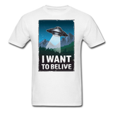 I Want To Belive - Unisex Classic T-Shirt - white