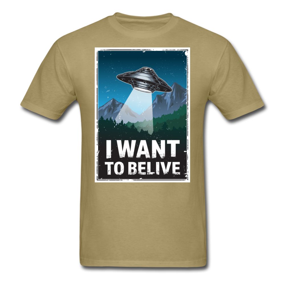 I Want To Belive - Unisex Classic T-Shirt - khaki