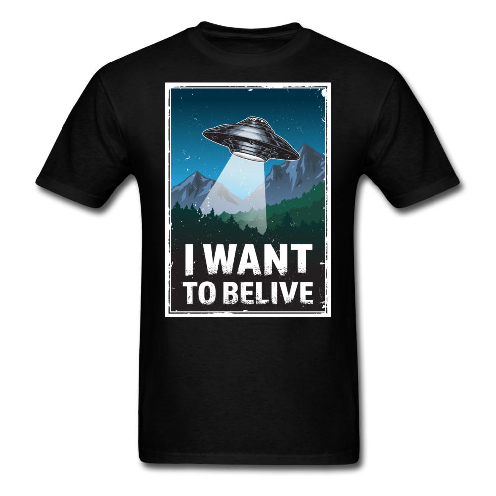 I Want To Belive - Unisex Classic T-Shirt - black