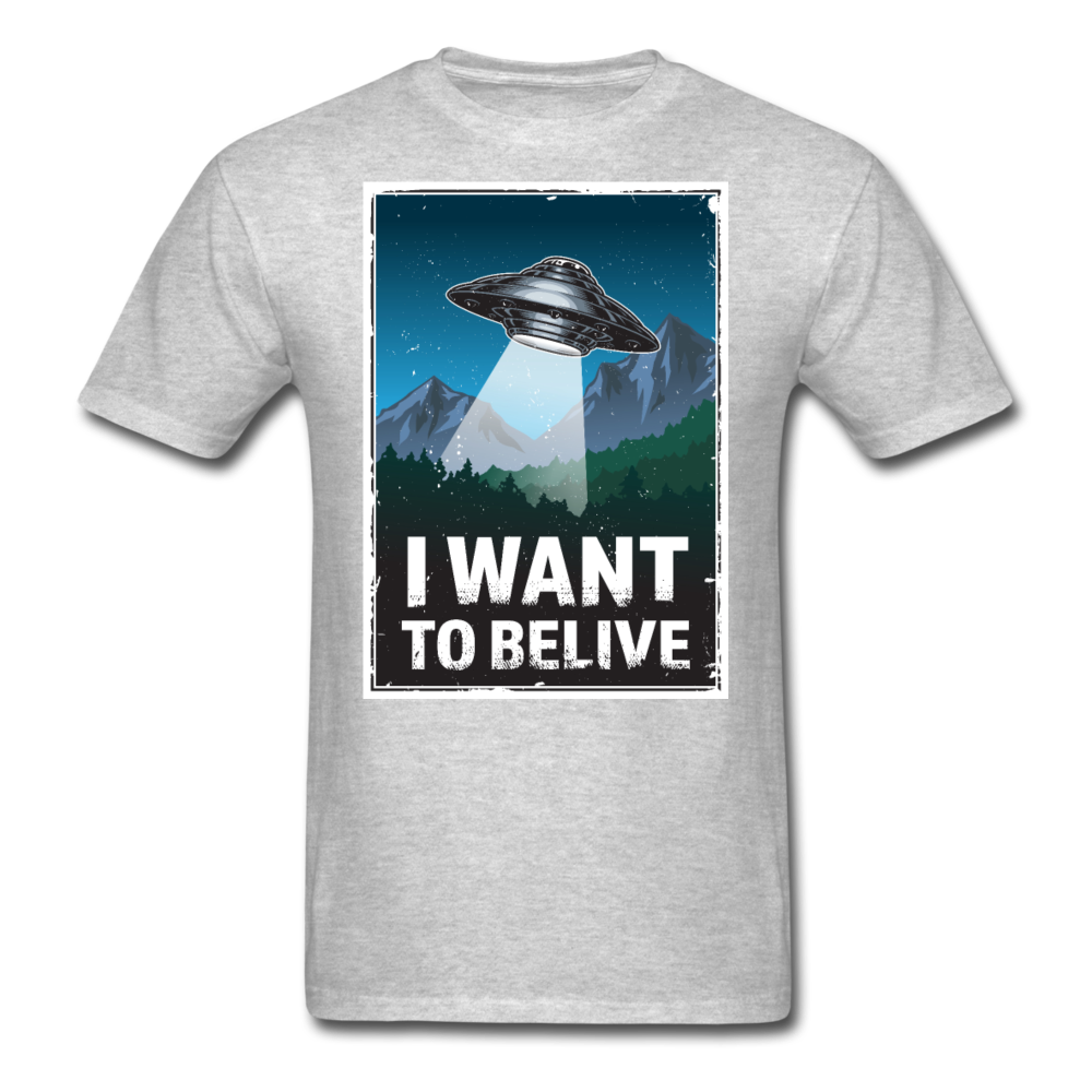 I Want To Belive - Unisex Classic T-Shirt - heather gray