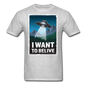 I Want To Belive - Unisex Classic T-Shirt - heather gray