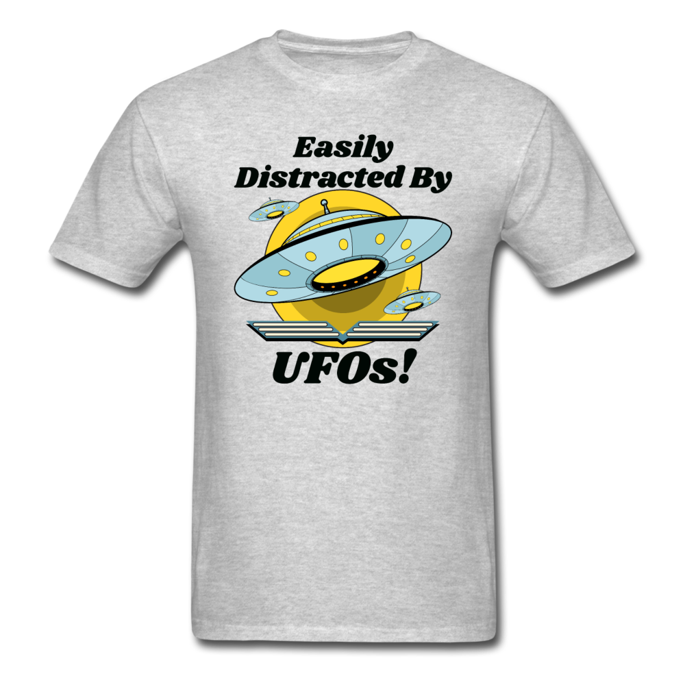 Easily Distracted - UFOs - Unisex Classic T-Shirt - heather gray