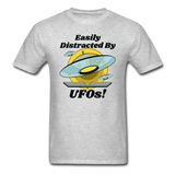 Easily Distracted - UFOs - Unisex Classic T-Shirt - heather gray