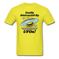 Easily Distracted - UFOs - Unisex Classic T-Shirt - yellow