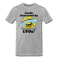 Easily Distracted - UFOs - Men's Premium T-Shirt - heather gray