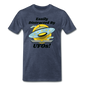 Easily Distracted - UFOs - Men's Premium T-Shirt - heather blue