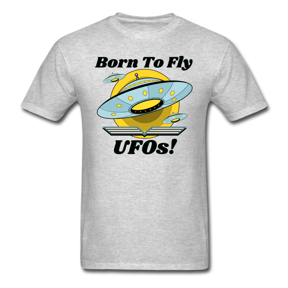 Born To Fly - UFOs - Unisex Classic T-Shirt - heather gray