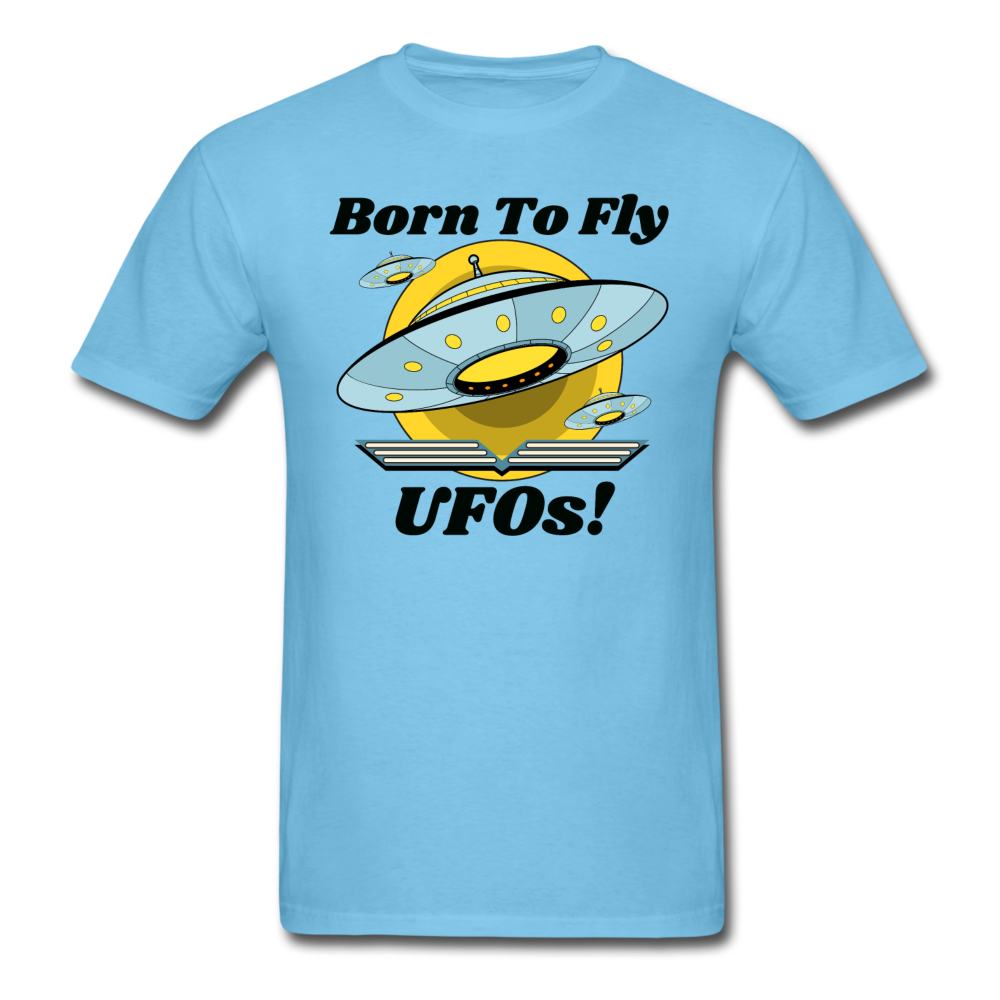 Born To Fly - UFOs - Unisex Classic T-Shirt - aquatic blue