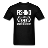 Fishing And Beer - White - Unisex Classic T-Shirt - black