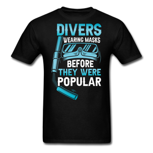 Divers Wearing Masks - Unisex Classic T-Shirt - black