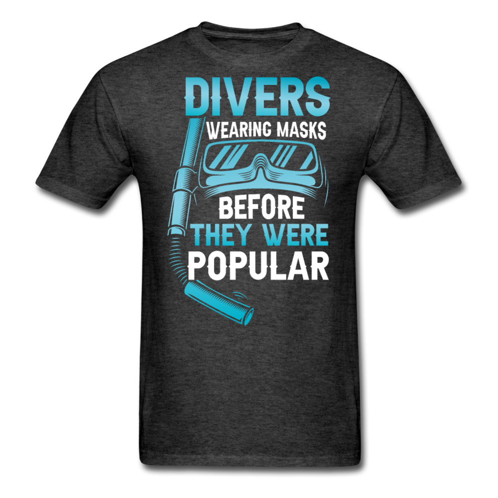 Divers Wearing Masks - Unisex Classic T-Shirt - heather black