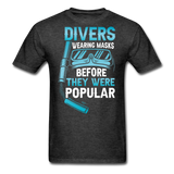 Divers Wearing Masks - Unisex Classic T-Shirt - heather black