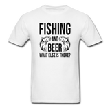 Fishing And Beer - Black - Unisex Classic T-Shirt - white