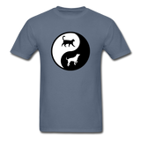 Yin And Yang - Cat And Dog - Unisex Classic T-Shirt - denim