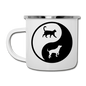 Yin And Yang - Cat And Dog - Camper Mug - white