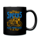 Only Three Speeds - Full Color Mug - black