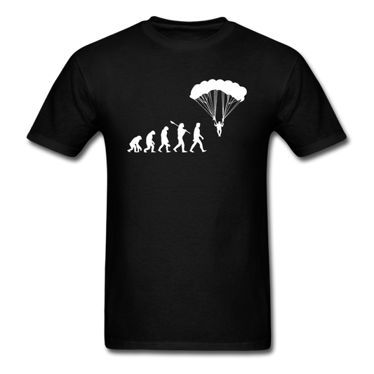 Skydiving Evolution - Unisex Classic T-Shirt - black